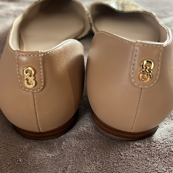 Cole Haan Snakeskin Print Pointy Flats 10 - Picture 5 of 5